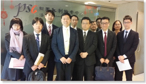 前排左三為本中心杜在國執行長、左四為日本台灣交流協會五閑主任
